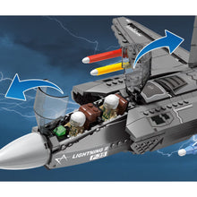 Load image into Gallery viewer, 867PCS Military WW2 F-35 Lightning II Air Fighter Aircraft Figure Model Toy Building Block Brick Gift Kids Compatible Lego