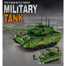 Load image into Gallery viewer, 836PCS 2in1 Type 99 Main Battle Tank AFT-10 Model Toy Figure Building Block Brick Gift Kids