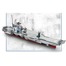 Load image into Gallery viewer, 902PCS Military WW2 USS GeraldR Ford Class CVN-78 Aircraft Carrier Figure Model Toy Building Block Brick Gift Kids