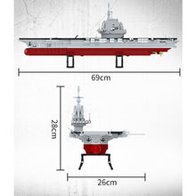 Load image into Gallery viewer, 1832PCS Military WW2 003 Aircraft Carrier China Ship Model Toy Building Block Brick Gift Kids Compatible Lego