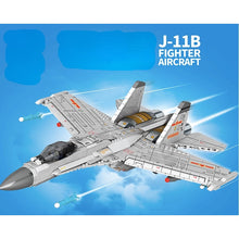 Load image into Gallery viewer, 1216PCS MOC Military WW2 J11-B Shenyang Air Fighter Figure Model Toy Building Block Brick Gift Kids Compatible Lego