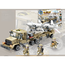 Load image into Gallery viewer, 341PCS Military WW2 HQ-2 Air Missile Truck Figure Model Toy Building Block Brick Gift Kids