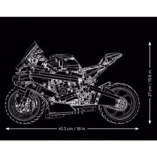 Load image into Gallery viewer, 1920PCS MOC Technic Large Black Motorcycle Motor Bike Model Toy Building Block Brick Gift Kids Compatible Lego 1:5