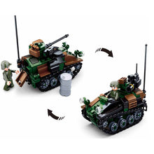 Load image into Gallery viewer, 245PCS Military WW2 Wiesel Airborne Combat Vehicle Figure Model Toy Building Block Brick Gift Kids Compatible Lego