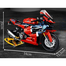 Load image into Gallery viewer, 1017PCS MOC Technic Speed CBR-1000RR Racing Sports Motor Bike Motorcycle Model Toy Building Block Brick Gift Kids Compatible Lego
