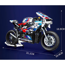 Load image into Gallery viewer, MOC Technic Motorcycle Motor Bike M1000RR HP2 G310R Z900 Model Toy Building Block Brick Gift Kids
