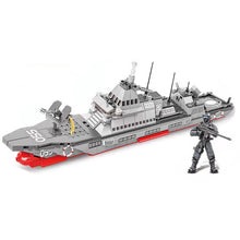 Load image into Gallery viewer, 415PCS Military WW2 Type 055 Destroyer Figure Model Toy Building Block Brick Gift Kids