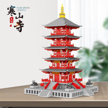Load image into Gallery viewer, 4378PCS Architecture Hanshan Temple Tower Traditional Model Toy Building Block Brick Gift Kids