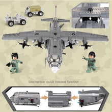 Load image into Gallery viewer, 1713PCS Military Lockheed AC130 Air Gunship Plane Figures Model Toy Building Block Brick Gift Kids Compatible Lego