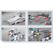 Load image into Gallery viewer, 902PCS Military WW2 USS GeraldR Ford Class CVN-78 Aircraft Carrier Figure Model Toy Building Block Brick Gift Kids
