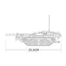 Load image into Gallery viewer, 692PCS Military WW2 STRV-103 Main Tank Figure Model Toy Building Block Brick Gift Kids