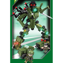 Load image into Gallery viewer, 445PCS MOC 8in1 Rescue Mecha Man Figure Model Toy Building Block Brick Gift Kids