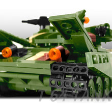 Load image into Gallery viewer, 502PCS Military WW2 T-64 Main Battle Tank Model Toy Building Block Brick Gift Kids Compatible Lego
