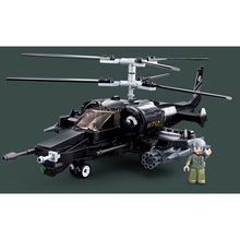Load image into Gallery viewer, 330PCS Military Kamov Ka-50 Hokum Helicopter Figure Model Toy Building Block Brick Gift Set Kids New