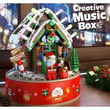 Load image into Gallery viewer, 502PCS Christmas Music Box Santa House Model Building Block Brick Toy Gift Set Kids
