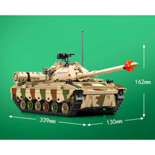Load image into Gallery viewer, 1102PCS Military WW2 Type 88A Main Battle Tank Figure Model Toy Building Block Brick Gift Kids Compatible Lego