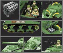 Load image into Gallery viewer, 726PCS M4 Sherman Tank Building Blocks WW2 Soldier Figures Educational Toy Bricks Model Fully