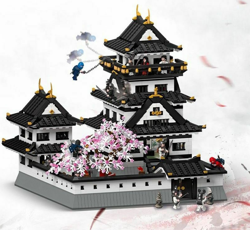 4148PCS MOC Kumamoto Castle Japan Building Blocks Bricks