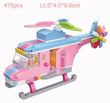 Load image into Gallery viewer, 479PCS Mini Helicopter Building Blocks Bricks Cute Model Fully