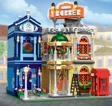 Load image into Gallery viewer, 2267PCS MOC City Town Barber Shop Building Block Brick Model Educational Toy Light Fully