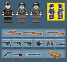 Load image into Gallery viewer, 446PCS VK1602 Leopard Light Tank Model Building Blocks WW2 Soldier Figure Educational Toy Fully