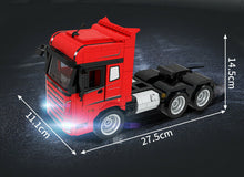 Load image into Gallery viewer, 716PCS MOC Semi Trailer Towing Container Truck Building Block Brick Model Educational Toy Fully