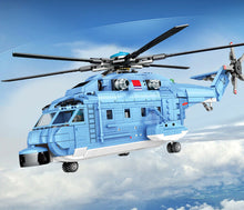 Load image into Gallery viewer, 908PCS Military Type 18 Purpose Helicopter Building Block Brick Figure Educational Toy Model Fully