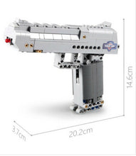 Load image into Gallery viewer, 307PCS Military Desert Eagle Pistol Gun Building Blocks Bricks Model Educational Toy Fully