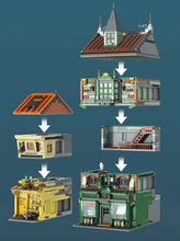 Load image into Gallery viewer, 3468PCS MOC City Street Magic Book Store Building Block Brick Educational Toy Model Light Fully Compatible With Lego