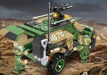 Load image into Gallery viewer, 350PCS Military Warrior Armored Off Road Car Building Block Brick Model Figures Fully