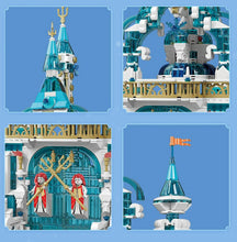 Load image into Gallery viewer, 1098PCS Girl Town Ice Castle Gate Fairy Tales Building Blocks Bricks Model Educational Toy Fully Compatible With Lego