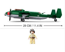 Load image into Gallery viewer, 311PCS Medium Bomber TU2 Fighter Plane Building Block Brick Soldier Figure Model Fully