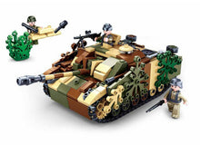 Load image into Gallery viewer, 524PCS Military Assault Gun STUG III Building Block Brick Figures Model Educational Toy Fully