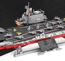 Load image into Gallery viewer, 2126PCS Military Army Aircraft Carrier Liaoning Building Blocks Brick Model Educational Toy Fully