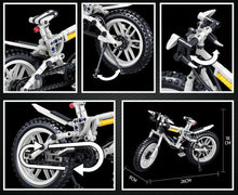 Load image into Gallery viewer, 229PCS MOC Mini White Bike Bicycle Building Blocks Bricks Model Educational Toy Fully