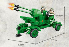 Load image into Gallery viewer, 224PCS Military Type 90 Antiaircraft Gun Building Block Brick Figure Model Educational Toy Fully