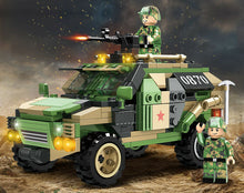 Load image into Gallery viewer, 350PCS Military Warrior Armored Off Road Car Building Block Brick Model Figures Fully