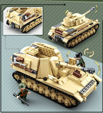 Load image into Gallery viewer, 543PCS Panzerkampfwagen IV Tank Building Blocks Brick Soldier Figures Model Educational Toy Fully