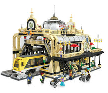 Load image into Gallery viewer, 3950PCS MOC City Euro Railway Station Building Blocks Model Bricks Figures Educational Toy Fully