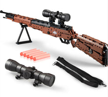 Load image into Gallery viewer, 653PCS Military 98K Mauser Rifle Gun Building Blocks Bricks Model Educational Toy Fully