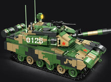 Load image into Gallery viewer, 807PCS Military 99A Main Battle Tank Building Block Brick Model Figures Educational Toy Fully