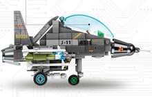 Load image into Gallery viewer, 333PCS Military J11-B Fighter Plane Building Blocks Model Brick Figures Fully