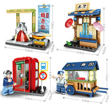 Load image into Gallery viewer, 545PCS Mini Japanese City Street Market Shop Educational Toy Building Blocks Bricks Figures Fully Compatible With Lego
