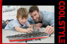 Load image into Gallery viewer, 2863PCS Military Minsk Aircraft Carrier Building Block Brick Model Educational Toy Figures Fully