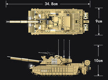 Load image into Gallery viewer, 508PCS Military Challenger Ⅱ Main Battle Tank Building Block Brick Model Figure Fully