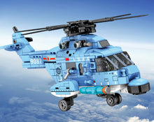 Load image into Gallery viewer, 375PCS Military Type 18 Purpose Helicopter Building Block Brick Figure Educational Toy Model Fully