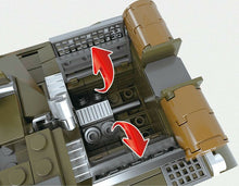 Load image into Gallery viewer, 588PCS Military Type 99 Main Battle Tank Building Block Brick Figure Educational Toy Model Fully