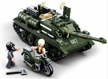 Load image into Gallery viewer, 338PCS Military SU85 Tank Destroyer Building Block Brick Soldier Figure Model Fully