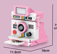 Load image into Gallery viewer, 628PCS MOC Mini Camera One Step Pink Building Blocks Bricks Model Educational Toy Fully