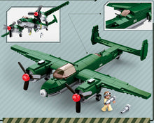 Load image into Gallery viewer, 311PCS Medium Bomber TU2 Fighter Plane Building Block Brick Soldier Figure Model Fully